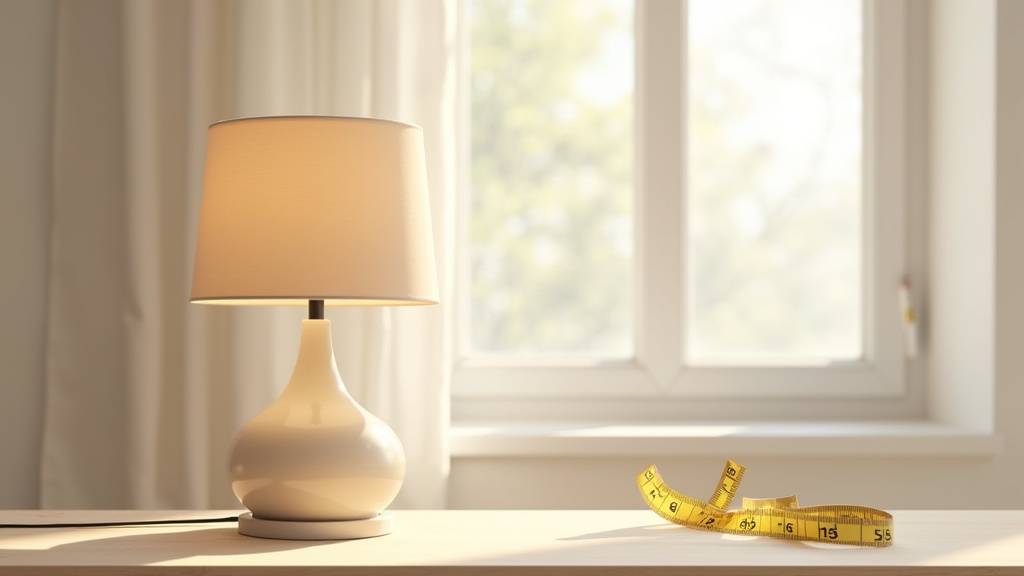Comparaison de proportions entre lampadaire et abat-jour