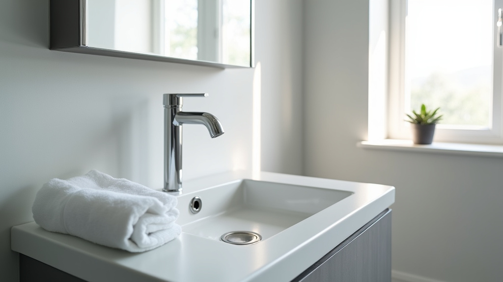 Comparaison des matériaux de lave-mains : céramique, résine et verre