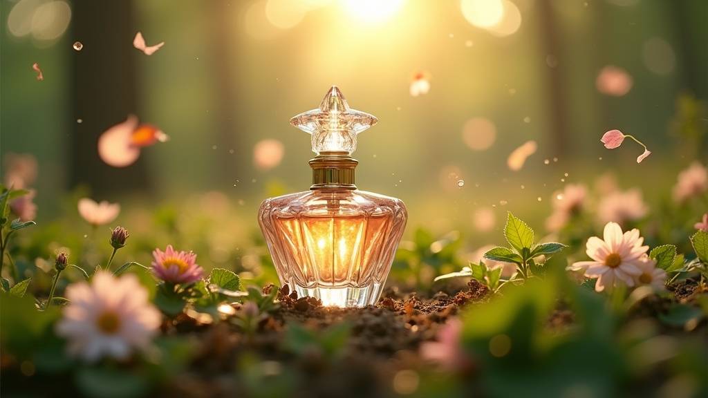 Femme portant Lolita Lempicka Le Parfum dans un environnement automnal