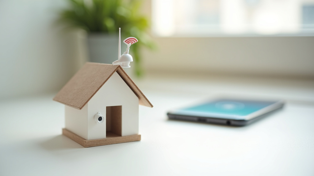 Système d'alarme maison sans abonnement moderne avec centrale connectée