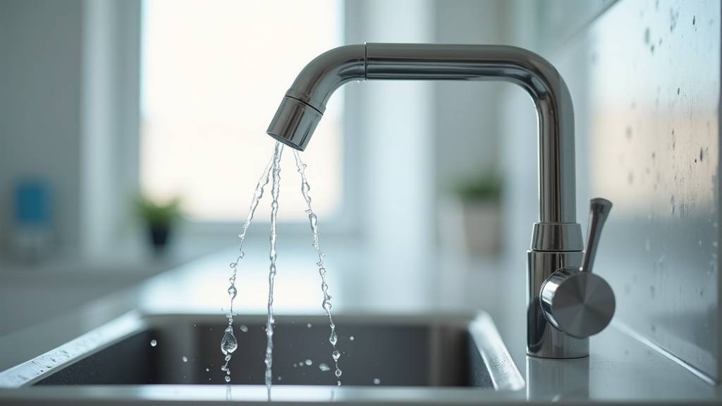 Étiquette débit mitigeur économiseur d'eau avec indication 6L/min
