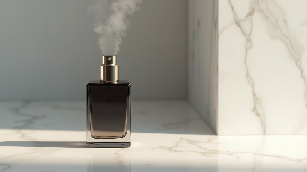 Personne portant Bois d'Argent de Dior dans une ambiance automnale élégante