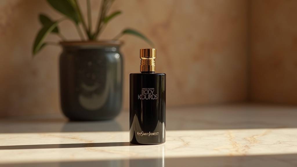Comparaison visuelle entre les flacons Kouros original et Body Kouros