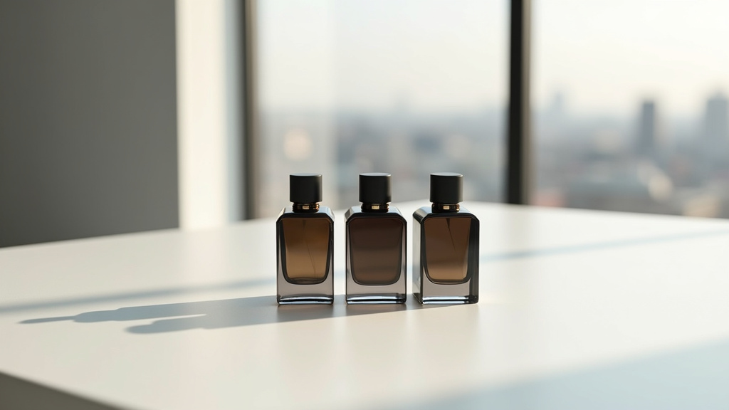 Collection de parfums Zadig et Voltaire sur une surface en marbre noir