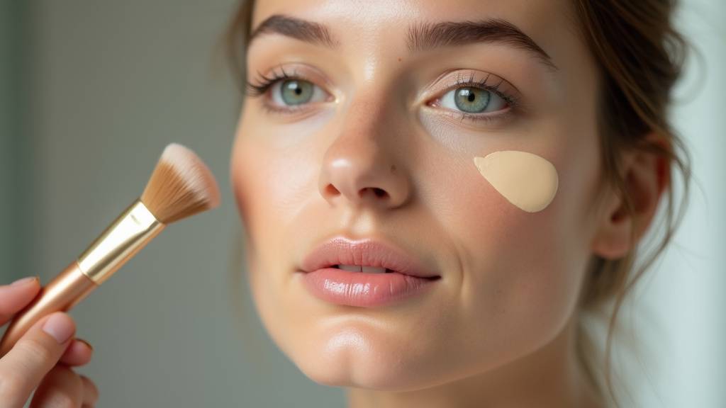 Formes de pinceaux pour fond de teint - Plat, rond, biseauté