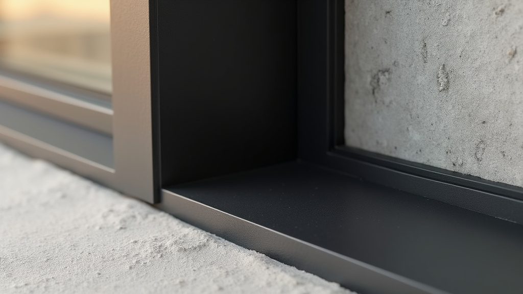Application du RAL 9005 dans un intérieur contemporain