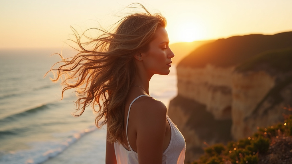 Illustration du mécanisme d'action du spray eau de mer sur les cheveux